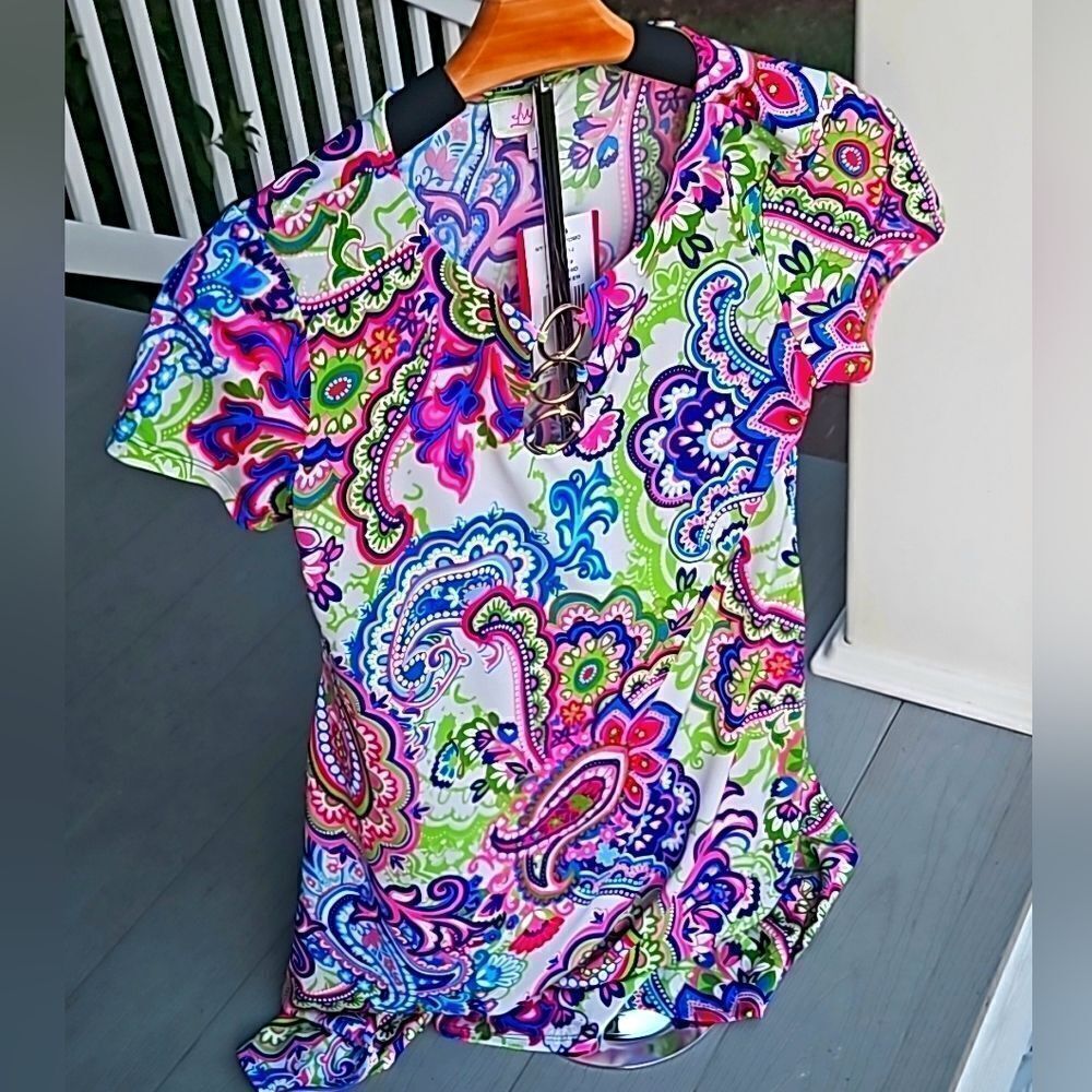 IVY ROAD paisley flowy dress new w tags small msrp $68